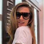 Woman oculos Flat Top Big Mirror Sun Glasses Eyewear gafas de sol Cat Eye Sunglasses Women Designer Brand Luxury oculos De Sol