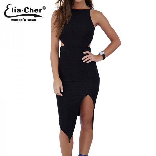 plus size cut out dress