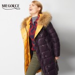Women Coat Jacket Warm Woman Parka Jacket with a Real Raccoon Fur Winter Thick Coat Women MIEGOFCE 2016 New Winter Collection 