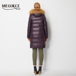 Women Coat Jacket Warm Woman Parka Jacket with a Real Raccoon Fur Winter Thick Coat Women MIEGOFCE 2016 New Winter Collection 