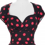 Women Dresses Summer Robe Sexy Vestidos Plus Size Floral Print Retro 50s 60s Vintage Dress Hepburn Pinup Cocktail Party Dresses
