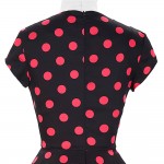 Women Dresses Summer Robe Sexy Vestidos Plus Size Floral Print Retro 50s 60s Vintage Dress Hepburn Pinup Cocktail Party Dresses