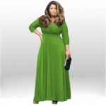 Women Fashion Sexy Deep V-neck Big Bottom Plus Size Elegant Evening Prom Party Celebrity Maxi Dress 3XL MK378