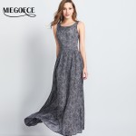 Women Form-fitting Long Summer Dress Chiffon Sleeveless Slip Maxi Dress High Quality Holiday Sundress MIEGOFCE New Arrival Hot