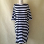 Women Plus Size Shift Dress Fashion Elegant Brief Striped Half Sleeve Summer Casual Loose Party Dress 4XL 5XL 6XL