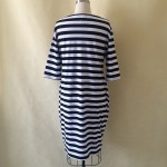 Women Plus Size Shift Dress Fashion Elegant Brief Striped Half Sleeve Summer Casual Loose Party Dress 4XL 5XL 6XL