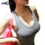 Women Shirts  Elastic Breathable  Fitness Comfortable Vest Ladies Vest Double Movement No Rims Tank Top