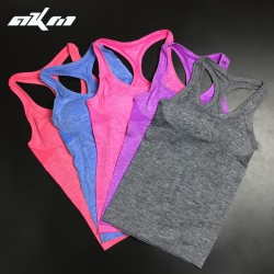 Women Shirts  Elastic Breathable  Fitness Comfortable Vest Ladies Vest Double Movement No Rims Tank Top