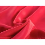 Women Silk dress Luxury 100% Natural silk Red Solid Chiffon Loose dress 3/4 sleeved 2017 Summer Vestides