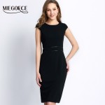 Women Slim Dress Office Pencil Dress Comfortable Elegant Summer Dress MIEGOFCE New Collection Good Quality Bodycon Female Dress