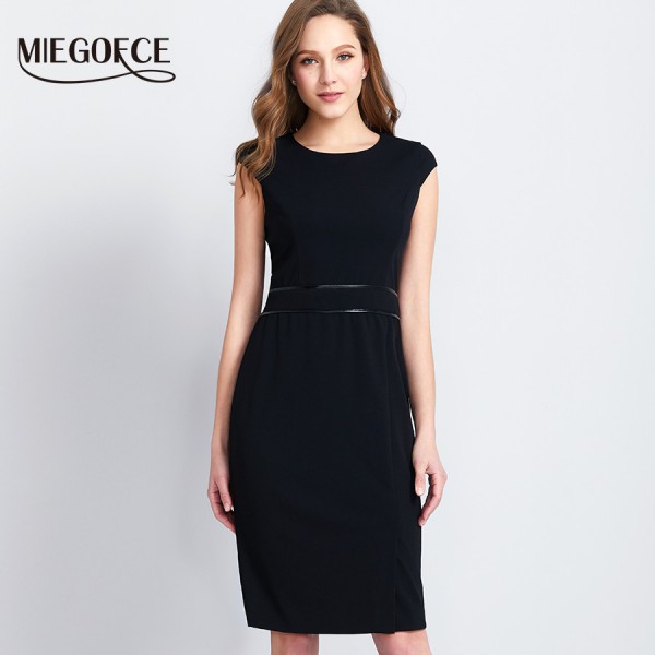 Women Slim Dress Office Pencil Dress Comfortable Elegant Summer Dress MIEGOFCE New Collection Good Quality Bodycon Female Dress