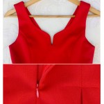 Women Summer Dress 2017 plus size clothing Audrey Hepburn Fashion  V-neck Slim elegant retro Dresses  Vestidos