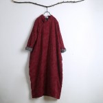 Women Thick Dress Vintage Long Cotton Padded Maxi Dresses Plus Size Vestidos Chinese Robe Feminina Winter  Dress