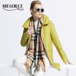 Women Thin Cotton-padded jacket coat MIEGOFCE 2016 spring autumn High Quality Quilting Parka leisure new European Style outwear