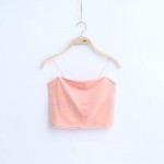 Women Velvet straps Camis Girls' Straps Crop Tops Camisoles