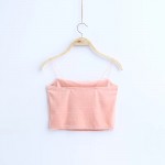 Women Velvet straps Camis Girls' Straps Crop Tops Camisoles