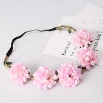 Women's Fashion Bohemia Beach Flower Hair Bands Beautiful Floral Elastic Headband Garland Hair Accessories Headwear
