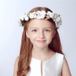 Wreath Girl Head Flower Crown Bridal Hair Accessories Artificial Flower Head Wreath For Hair Wedding Garland Headpiece 2016