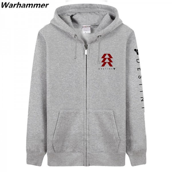 XBOX game Destiny zipper hoody sportswear warm thick fleece Winter casual pullover colored game player's love clothfree shipping
