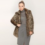 XS-6XL Plus Size Winter Women Coat Fur Coat Domineering Feral Faux Fur Leopard Coats Fashion Warm Outwear Casaco De Pele NC-731