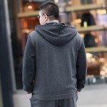 XXL hooded hoodies big size male bust 150 8XL fat with fertilizer increased warm outerwears 7XL Large size male 