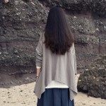 Xianran Women Linen Coat Irregular Cotton Linen Outwear High Quality Free Shipping