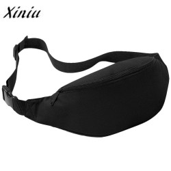 Xiniu Waist Packs For Unisex Waist Bag Waterproof 2 liters Solid Oxford Waist Bag mochila feminina women travel waist bag#PCSL