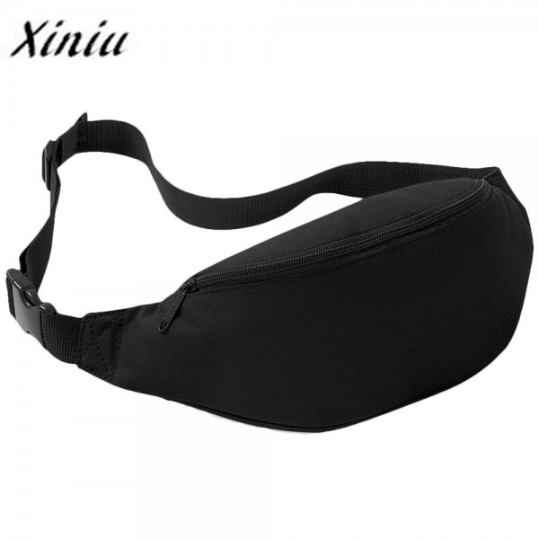 Xiniu Waist Packs For Unisex Waist Bag Waterproof 2 liters Solid Oxford Waist Bag mochila feminina women travel waist bag#PCSL