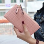 Xiniu women's wallets Leather Square Long billeteras para mujer Women Card Holder Double Zipper Purse carteras mujer#YHEL