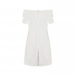 YIGELILA 61209 Latest New Fashion White Dress Women Sexy Slash Neck Off Shoulder Short Sleeve Solid Dress