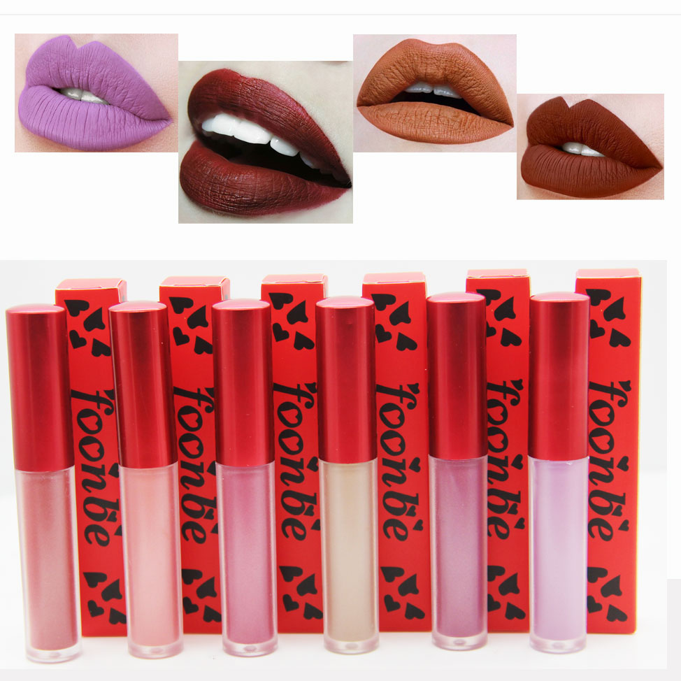 YULUOSHI Brand Maquiagem Matte Lip Gloss Liquid Lipstick 