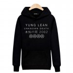 YUNG LEAN Streatwear Band Quality Black Gray Color Cotton Materia Hoodies Men Sweatshirts in Mens Hoodies and Sweatshirts xxs