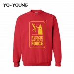 Yo-Young Mens Casual Cotton Sweatshirt Star Wars Darth Vader Funny Printed chandal hombre moleton masculino Quality Customized