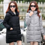 YuooMuoo New High Quality Fashion A-line Women Coat Winter Warm Wadded Jacket Elegnat Windproof Parka Female Jacket Hot Sale