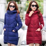 YuooMuoo New High Quality Fashion A-line Women Coat Winter Warm Wadded Jacket Elegnat Windproof Parka Female Jacket Hot Sale