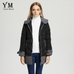 YuooMuoo New Warm Thick Women Winter Jacket Korean Fashion Cotton Padded Parka Plus Size Hoody Patchwork Women Coat Wholesale