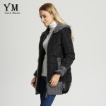 YuooMuoo New Warm Thick Women Winter Jacket Korean Fashion Cotton Padded Parka Plus Size Hoody Patchwork Women Coat Wholesale