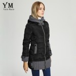 YuooMuoo New Warm Thick Women Winter Jacket Korean Fashion Cotton Padded Parka Plus Size Hoody Patchwork Women Coat Wholesale