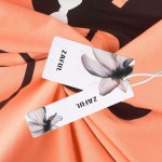 ZAFUL 5 color Women Vintage Dress Animal Print Retro robe 50s Short Sleeves Belts elegant Feminino Rockabilly Dresses Vestidos