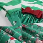 ZAFUL Brand New Green Vintage V Neck print Women Dress Retro Robe Rockabilly Feminino Vestidos 50s Tunic Party dresses Plus Size