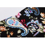 ZAFUL Brand Vintage Dress Women Floral Print  Audrey hepbum 1950 60s robe O neck Retro Elegant Party Dress Feminino Vestidos