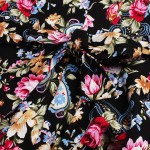 ZAFUL Brand Vintage Dress Women Floral Print  Audrey hepbum 1950 60s robe O neck Retro Elegant Party Dress Feminino Vestidos