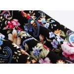 ZAFUL Brand Vintage Dress Women Floral Print  Audrey hepbum 1950 60s robe O neck Retro Elegant Party Dress Feminino Vestidos
