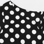 ZAFUL Plus Size S-4XL Women Retro Dress 50s 60s Vintage Rockabilly Swing feminino vestidos V Neck Dot Polka Women Party Dress cb