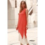 ZAFUL Summer Women Bohemian Dress Vintage Retro Linen Sleeveless Loose Woman Boho Long Maxi Dresses Twinset Female Vestidos 