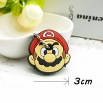 ZOEBER Anime Cartoon Key Cover cute Garfield Owl The avengers alliance hero Keychain Silicone Holder key Ring cat cap chain 