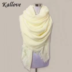 Za Solid Scarf Women bufandas mujer 2016 black fashion warm women scarves winter scarf wrap shawl Blanket Scarf Luxury Brand