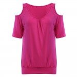 Z&KOZE New Solid camisetas Summer t-shirts Fashion Tops 2017 Punk Rock tee shirt femme Off the Shoulder Strap T Shirt Women