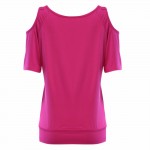 Z&KOZE New Solid camisetas Summer t-shirts Fashion Tops 2017 Punk Rock tee shirt femme Off the Shoulder Strap T Shirt Women