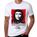 ZiLingLan Che Guevara Hero Printed Cotton Men T shirt Short Sleeve Casual t-shirts Hipster Pattern Tees Cool Tops US/EUR Size